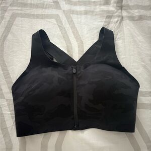Lululemon Black Camouflage Enlite Sports Bra